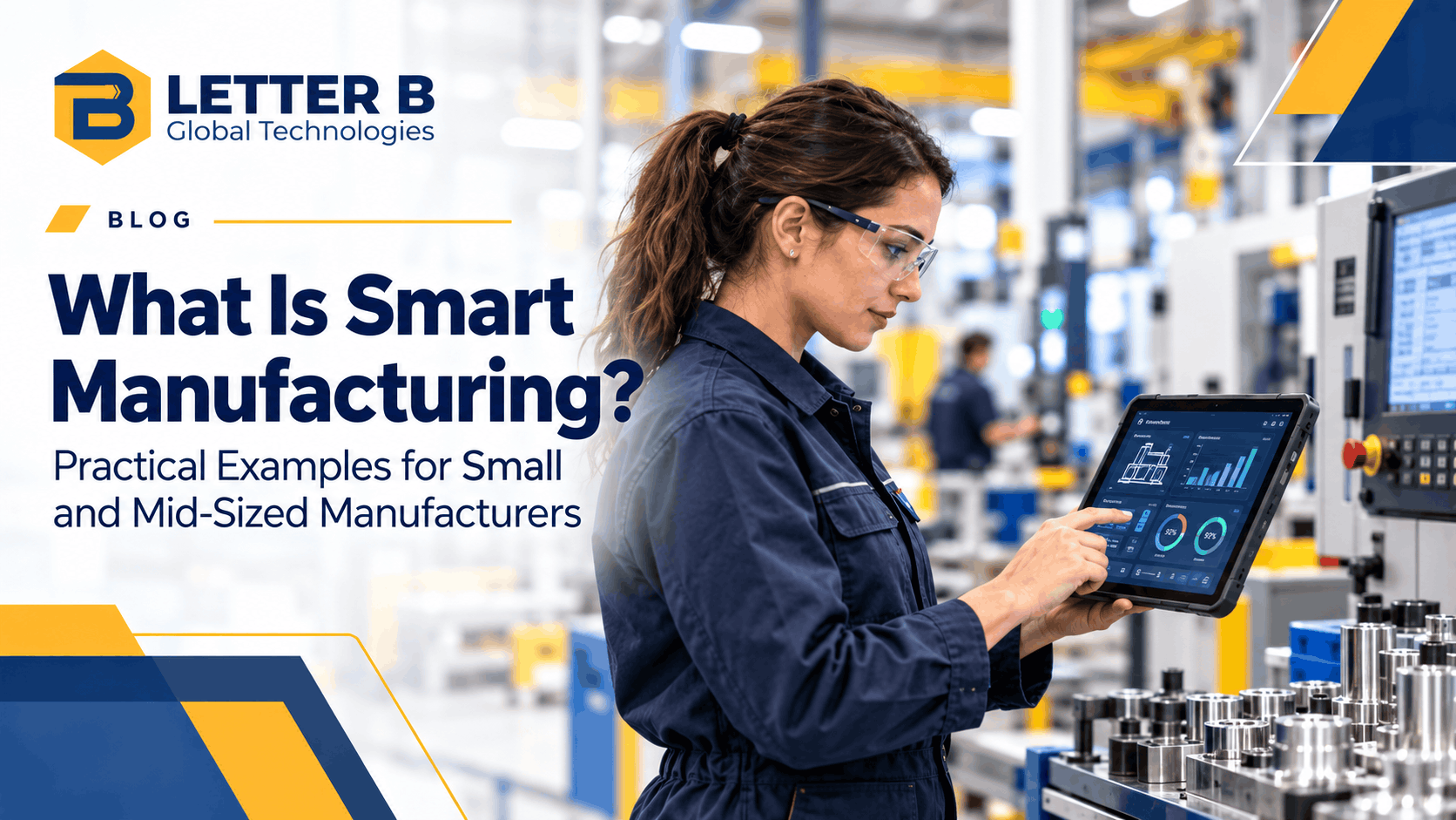 Shop floor machine data flowing into a production dashboard