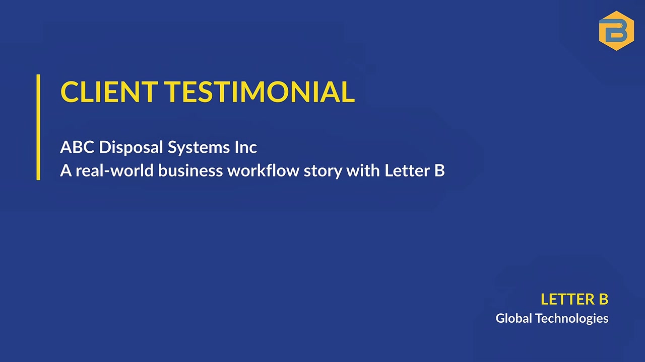 Video testimonial from ABC Disposal Systems Inc.